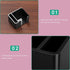 Countertop, 5.8 Inches Coffee Bar Accessories and Organizer, Disposable Cup Holder for Black Acrylic Storage