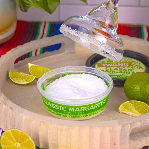 Rimmer, 4 (Pack 1) Twang Flavored Salt Classic, for Margaritas, Mocktails, Smoothies and Micheladas, Ounce
