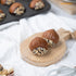 CHEFMADE Nonstick Muffin Cake Pan, 12 Cavity Chestnut-Shaped Bakeware