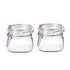 Bormioli Rocco Fido Clear Glass Jar with 85 mm Gasket, 0.5 Liter, Pack of 2