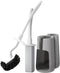 LZLOOK Toilet Brush and Holder Set with Pumice Stone Long Handle Toilet Bowl