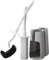 LZLOOK Toilet Brush and Holder Set with Pumice Stone Long Handle Toilet Bowl