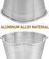 Luxshiny 6pcs Cake Mold, Mini Cheesecake Pan, Chocolate Pan, Baking Tins, Round Aluminum Alloy