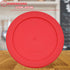 CIBI Food Storage Container Lids (2 Cups, Red - 6PK) For Pyrex and Anchor Round Glass Containers, Dishwasher and Microwave Safe Replacement Lids by Cibi