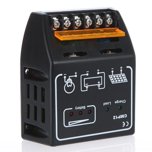 yueton 10a Solar Charge Controller, 12v/24v Solar Panel Battery Regulator for Safe Protection