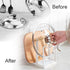 VANRA Cutting Board Organizer, Metal Steel Pot Lid Holder Stand for Kitchen Countertop, 2 Slots, White