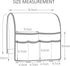 Glasses(Beige,19in) FLYILY Sofa Armrest Organizer Non-Slip Arm Chair Hanging Caddy Remote Control Holder for Magazine