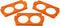 BLACKSTONE 5600 Silicone Egg & Omelet Ring (Set of 3) for Breakfast,
