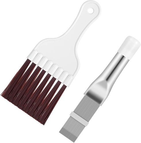 Air Conditioner Condenser Fin Comb, Metal Fin Cleaner Brush for Refrigerator Coil Cleaning and Radiator Repair
