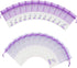 Sachet Empty Bags - Linen Fabric Organza Gauze Bags for Lavender, Spice, and Herbs (24pcs Purple Drawstring Bags)