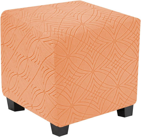 Ottoman Cover Square Stretch Soft Folding Storage Ottoman Cover Slipcovers Square Footrest