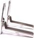 Retractable Foldable Stainless Steel Microwave Oven Rack, Wall Mounted Stand Holder with Two Hooks