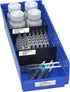 40130 4" 30130, 30138, 30164, 24-Pack, Akro-Mils Plastic Width Dividers for Tall Shelf Bins Models and Custom Storage