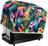 Plus Size 4 Slice Toaster Cover Tropical Floral Hibiscus, Dust Protection for Microwave Oven (16x16") 2PCS