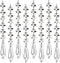 HOHIYA 30pc Hanging Crystals for Centerpieces, Acrylic Chandelier Garland Beads for Wedding Party