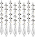 HOHIYA 30pc Hanging Crystals for Centerpieces, Acrylic Chandelier Garland Beads for Wedding Party