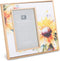 DEMDACO Dean Crouser Sunflower Yellow Flower Wall Art, Holds 4 x 6 Photo in 8.75 x 7.75 Wood Frame