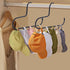 Hat Rack - 2 Pack Metal Organizer for Baseball Caps, Holds up to 20 Caps, Slip-Resistant Hat Hangers for Closet