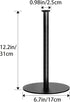 OBODING Black Paper Towel Holder for Countertop, Kitchen and Bathroom Organization for Standard and Large Size Rolls