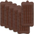 Newk Chocolate Silicone Molds, Break-Apart Candy & Energy Bar Molds, Pack of 6 for Baking