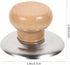 Cabilock 12pcs Wooden Pot Lid Knobs - Replacement for Cookware, Easy to Clean for Woks, Steamers, Soup Pots
