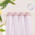 52 84 inches, 2 PONY DANCE Nursery Curtains Pink - Curtains for Bedroom Decor Aesthetic Cute Double Layer with Sheer