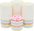 Sparkle and Bash 50-Pack Pastel Cupcake Liners, Large Paper Baking Cups for Birthdays, Bake Sales
