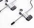 2 Quality Metal Pant Skirt Trouser Hangers, 4-Tier Heavy Duty Clips for Slacks, Trousers, Jeans