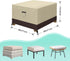 28x28x17 Inches ABCCANOPY Patio Ottoman Cover Waterproof Outdoor Heavy Duty UV Resistant Dust Proof Protective Covers
