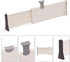Set of 8 Adjustable Plastic Drawer Dividers, Organizer Separators for Bedroom, Bathroom, Closet, and Kitchen
