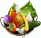 Generic 21pcs Realistic Artificial Fake Vegetables, Artificial Fake Lettuce and Varity Vegetables,Artificial Vegetables