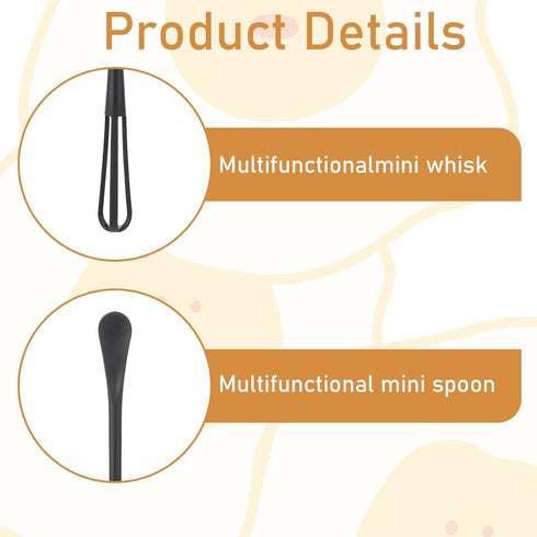 3 Pcs Tiny Whisk, Multifunctional Small Whisks for Cooking, Mini Whisk for Blending, Whisking, Beating Ingredients