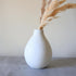 Snow Inspired Flower Vase, Ceramic Vases, White Vases, Minimalist Design for Elegant Home Decor for Coffee Table