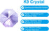 K9 2 30 Pack 14mm PATIKIL Crystal Octagon Beads Holes Pendants, Chandelier Prisms Parts Ornaments Hanging Beads for DIY