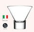 Godinger Martini Glasses, Set of 4 Italian Cocktail Glasses, 8oz Dessert Cups Made in Italy
