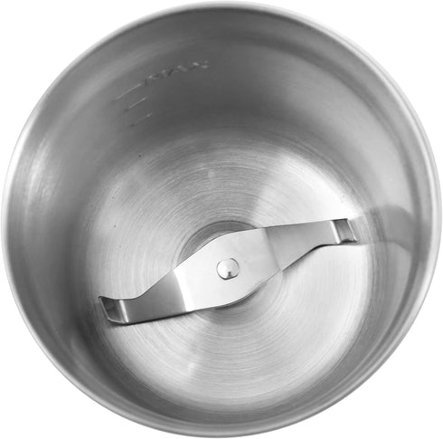 Secura Stainless Steel Replacement Bowl Set for Electric Coffee and Spice Grinder Model SP-7412, 2 Bowls