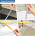 2Pcs 6mm+9mm, YOTIME Silicone Straw Cleaner Brush, Reusable Straw Brush Extra Long for Cleaning Tumbler with Handle