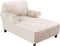 H.VERSAILTEX Velvet Chaise Lounge Cover - High Stretch Chaise Chair Cover for