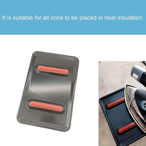 2 Pack Iron Rest Plate Pad - Anti-Slip Ironing Board Iron Anti-Scalding Pads, Heat Resistant Tray Protection Mats