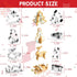 KAISHANE 3D Christmas Cookie Cutter Set - 8 Piece Holiday Biscuit Cutters - Snowman, Christmas Tree, Reindeer, Sled