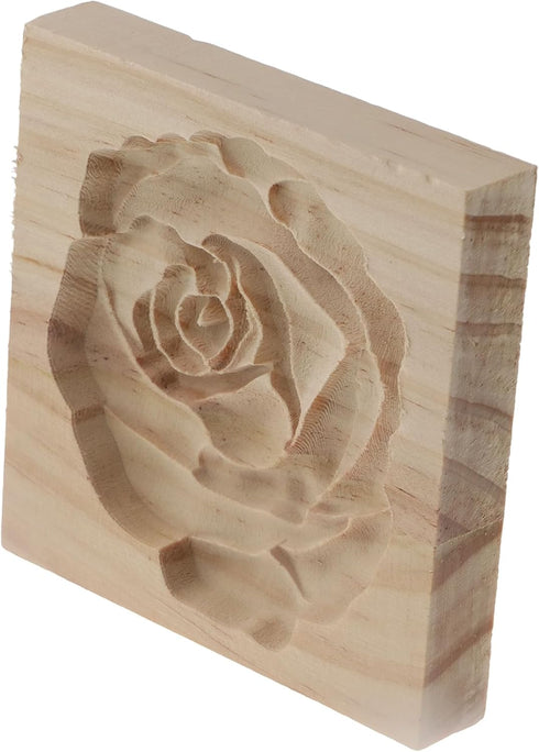 Carved Wooden Cookie Mould, Kitchen Cookie Cutter for Biscuit Making, Bakeware Cake Rose Cookie Cutter