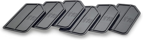 Triton Products 4-210 LocBin Bin Dividers for 3-210 Bins, 6-Pack, Black ABS Plastic, 4-7/8-Inch L x 2-5/8-Inch W x