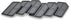Triton Products 4-210 LocBin Bin Dividers for 3-210 Bins, 6-Pack, Black ABS Plastic, 4-7/8-Inch L x 2-5/8-Inch W x
