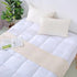 EVOLIVE Microfiber Mattress Topper Pillow Cover Quilted Fitted Protector 8"-18" Deep Pocket Cooling Mattress Topper