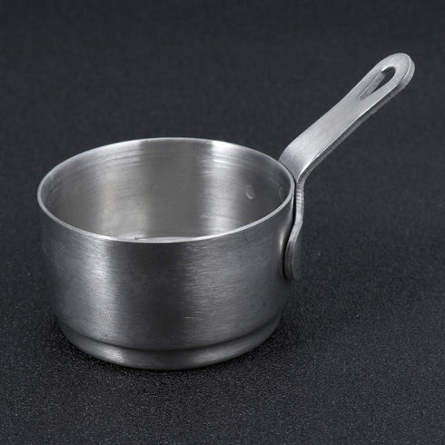 Hemoton Mini Saucepan, Small Heating Pot for Butter, Milk, Cheese Melting, Cookware with Handle, Size S 9.5x5.3x5cm