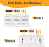 Ayiaren Wooden Flatware Caddy, White Cutlery Holder with Wood Tray for Kitchen Counter, Knife Fork Spoon Organizer