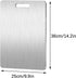 WLWXMH (14.2 9.9) Titanium Cutting Board, Titanium Cutting Boards for Kitchen Cooking, Double Sided Stainless Steel