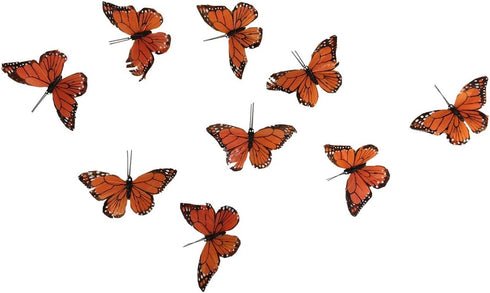 Monarch Butterfly Garland, 6.5 Feet Long