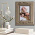 BELLA BUSTA Engraved Leather Picture Frame, Three Generations One Family, Mother's Day, Father's Day Gifts (5 x 7