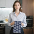 Hanamiya Na 4 Pcs Blue Flower Artistic Kitchen Towels, Blue Flower Absorbent Tea Hand Towel, Microfiber Dish Cloths